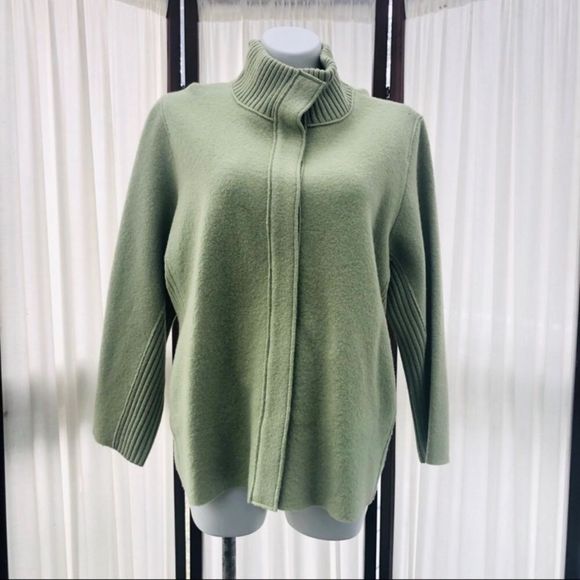 Eileen Fisher Wool Sweater Coat